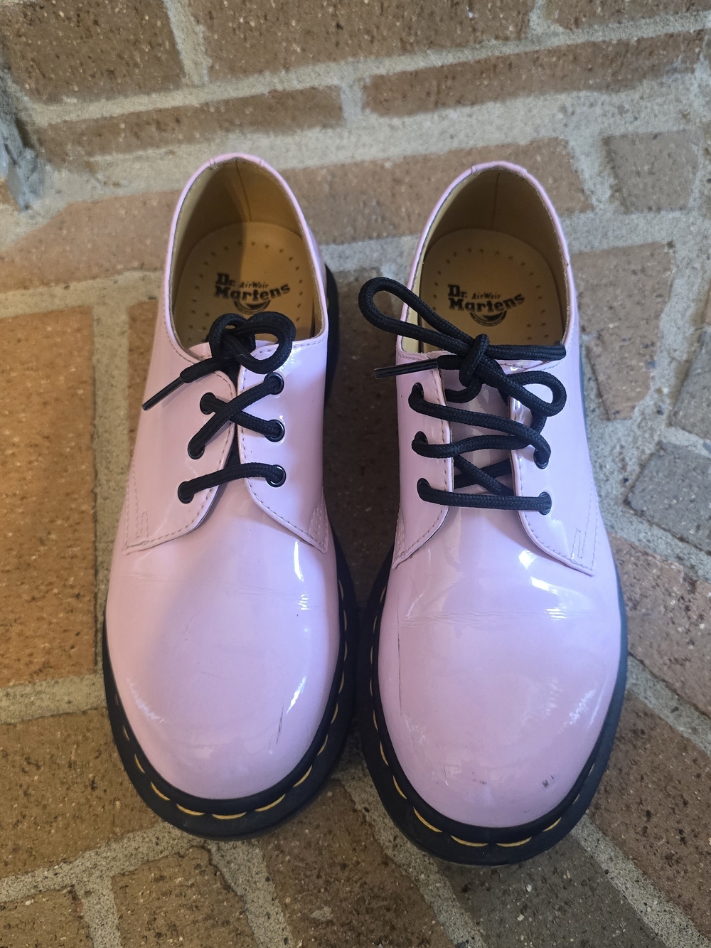 Dr. Martens 1461 Patent Leather Oxford Style 26422- Pale Pink